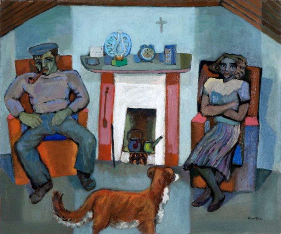 Art Unwrapped: Innishlacken Couple by Gerard Dillon image
