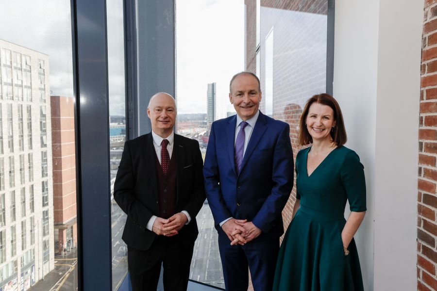 Tánaiste Micheál Martin visits Ulster University Belfast campus  image