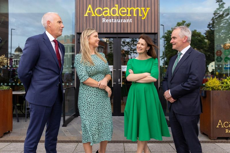 Group picture of Ardmore event panellists with John Keane