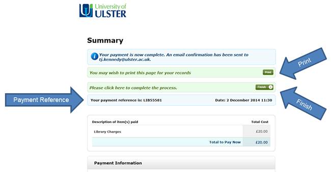 Payment Summary