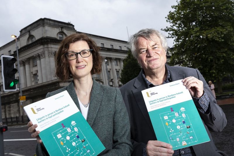 Ulster University research shows right to a fair trial can be in danger if individuals go to court without legal representation image