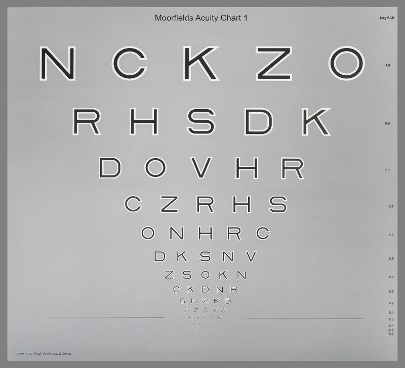 Moorfields Acuity Chart image