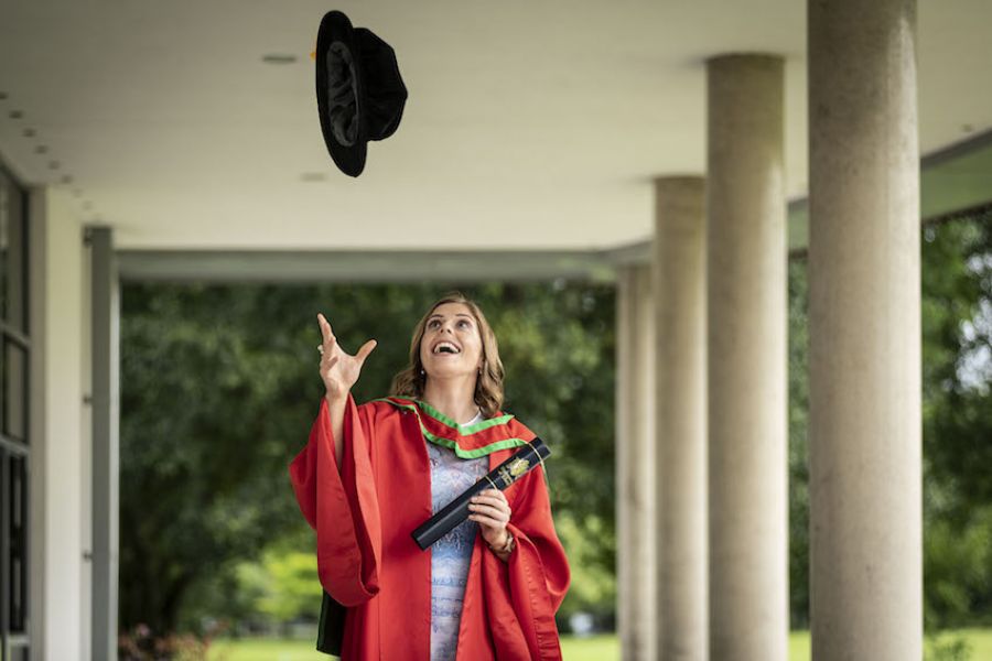 Ulster University honours Irish ladies hockey captain Katie Mullan image