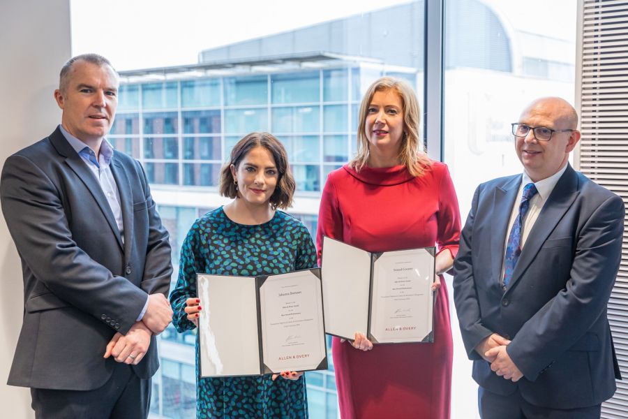 Ulster University Students Receive Top Accolade from Allen & Overy image