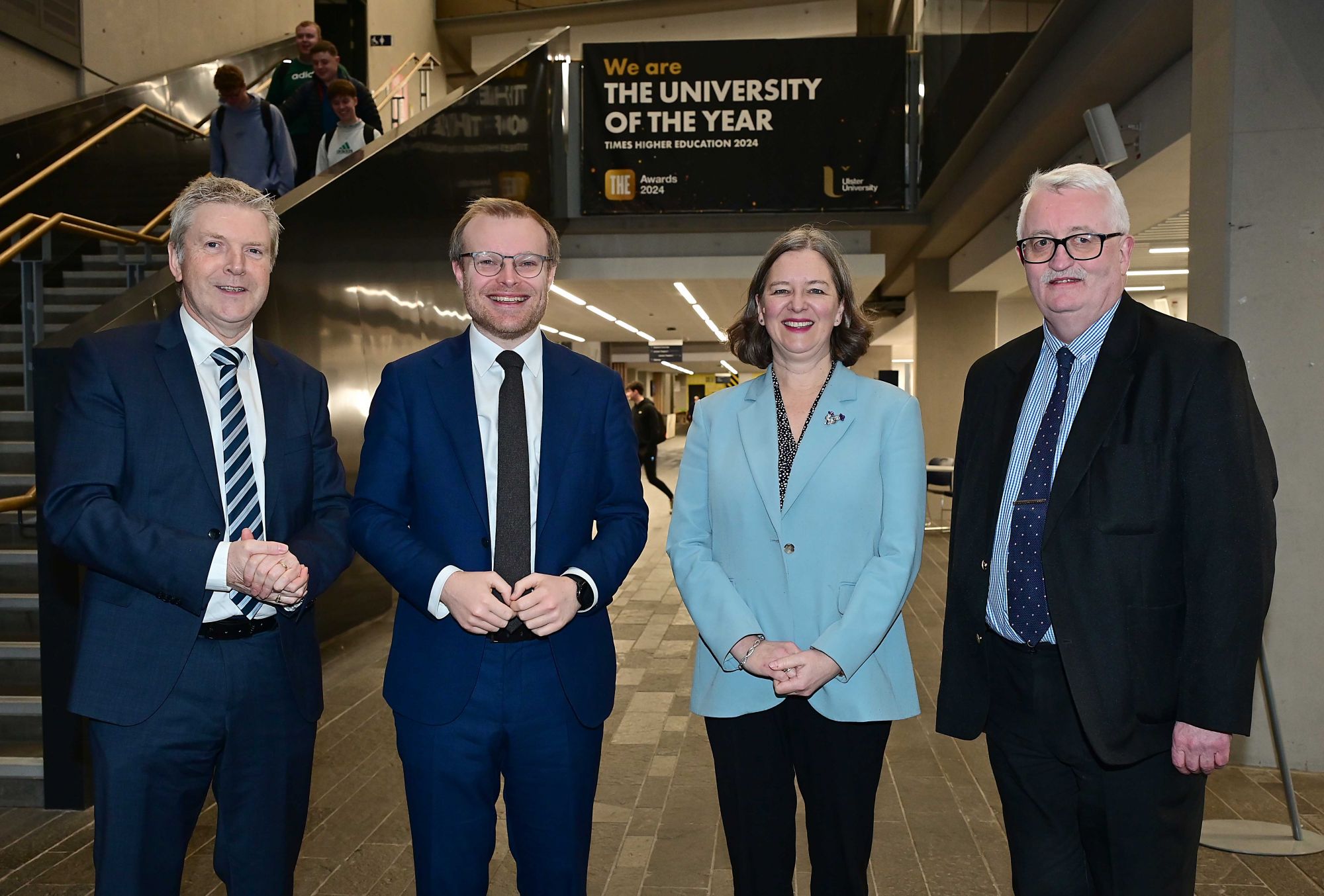 UK Energy Minister and NIO Minister welcomed to Ulster University’s Centre for Sustainable Technologies  image