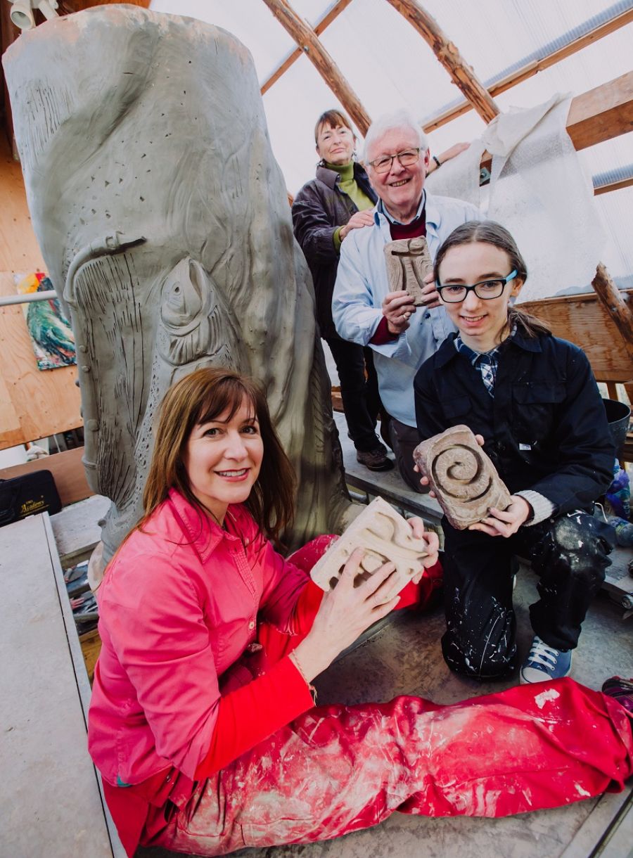 Impressive sculpture to mark 50 years of Ulster University in Coleraine image
