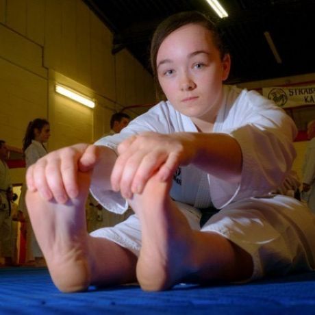 Karate star striking for success after graduation image