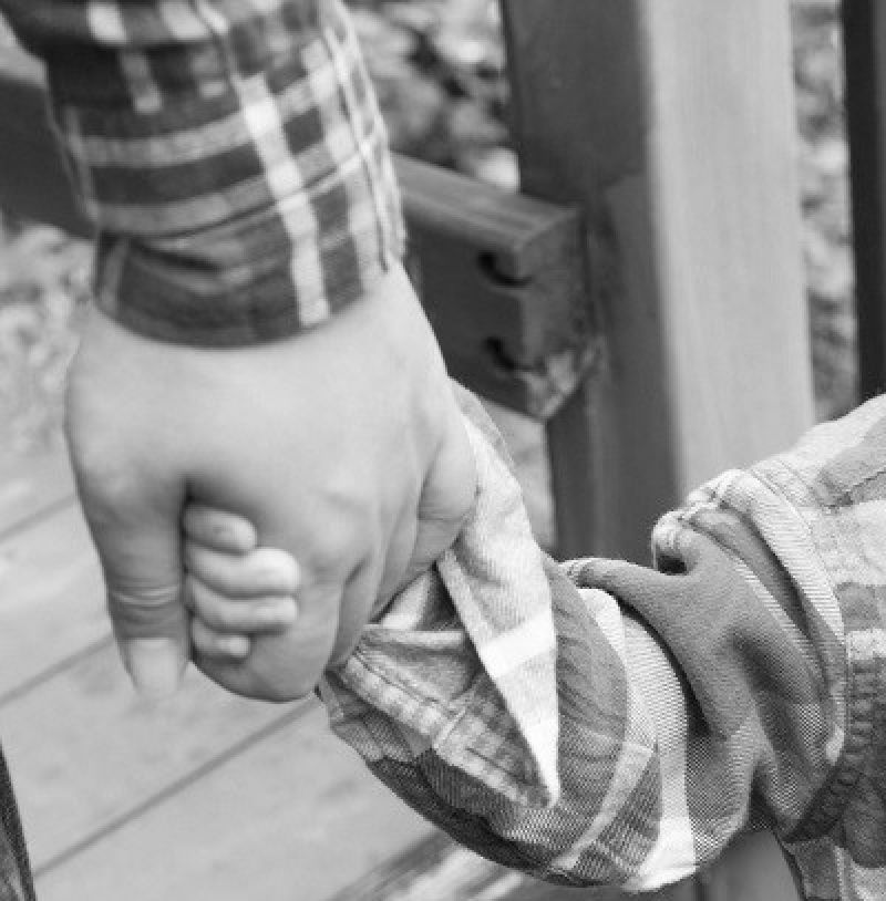 holding hands