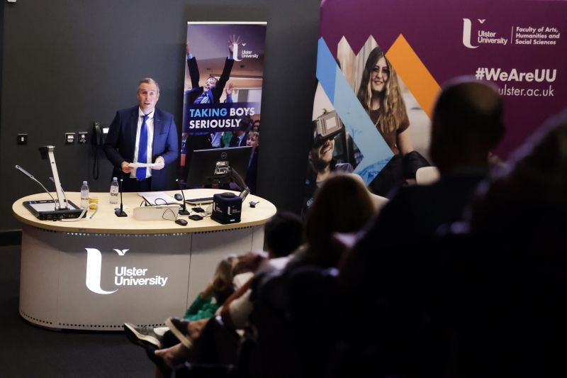 Ulster University hosts launch of NI Boys’ Impact Hub amid urgent calls to close gender education gap image