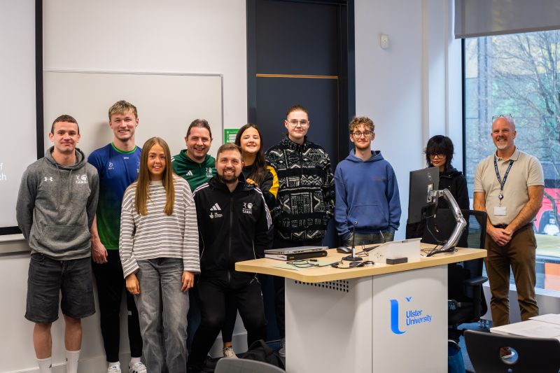 Student mentors use sport and gaming to boost wellbeing in North Belfast schools image