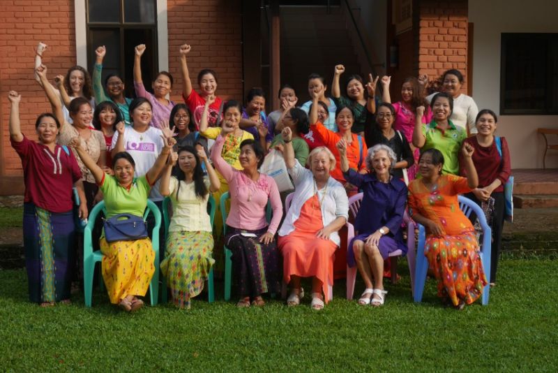 Monica McWilliams travels to Myanmar for peace workshop image