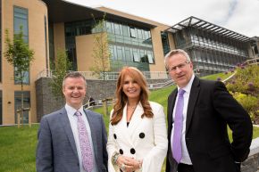 Roma Downey officially opens new multi-million pound teaching centre at Ulster University