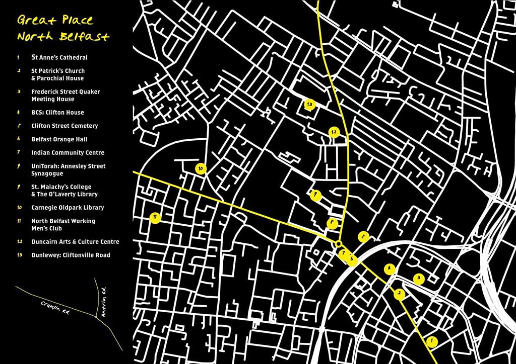 North Belfast Heritage Trail Map