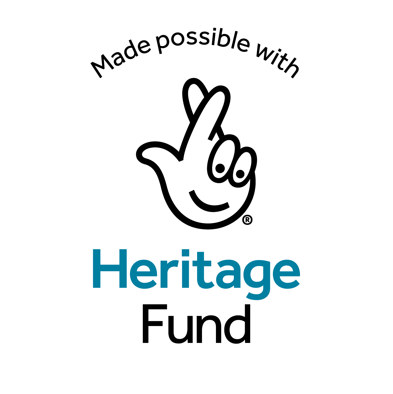 A logo for the National Lottery Heritage Fund