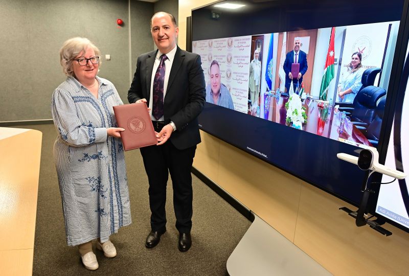 Ulster University and American University of Madaba Sign Strategic MoU to Advance Global Health Innovation image
