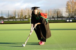 Hockey star graduates with Masters in Biomedical Engineering