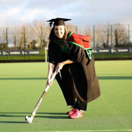 Hockey star graduates with Masters in Biomedical Engineering