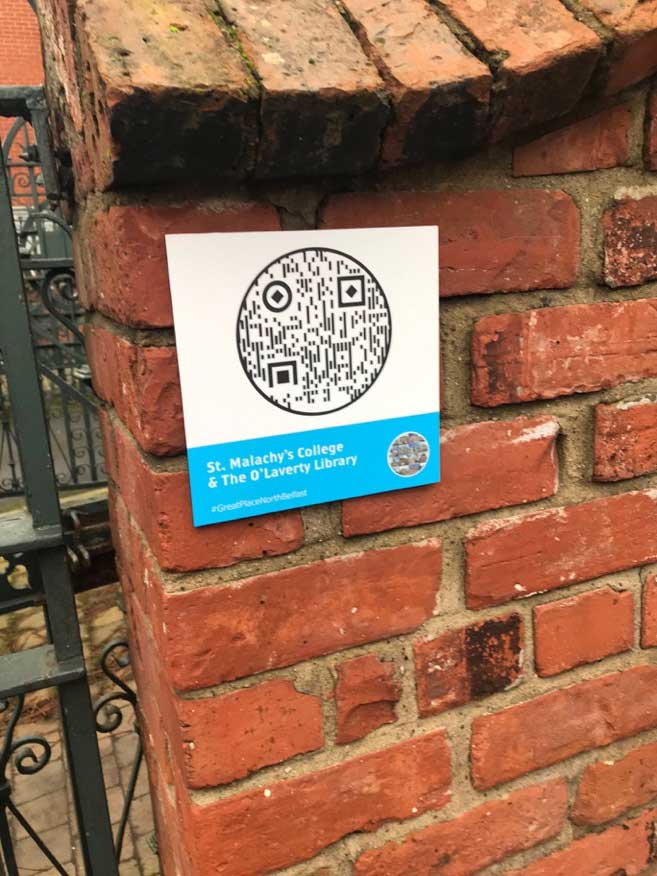 QR Code at St Malachy's