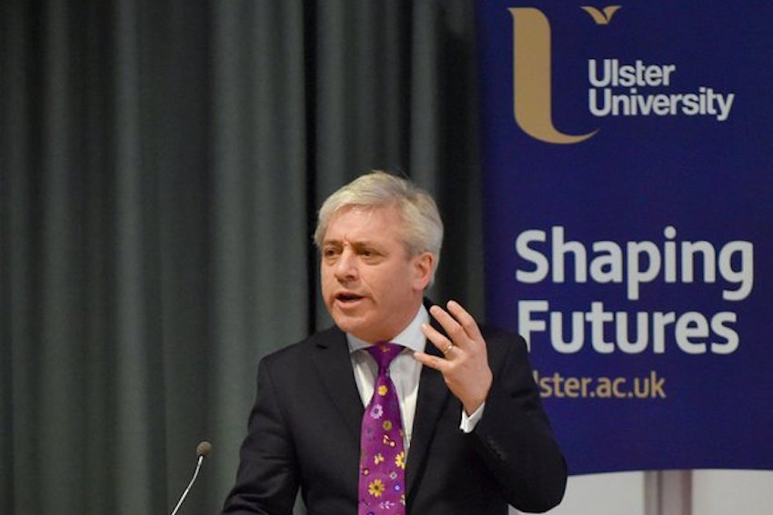 Ulster University welcomes House of Commons Speaker
