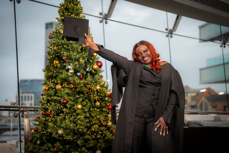 Class of 2025: From Nigeria to Northern Ireland: Osasere Ehiosumwen graduates with top honours from Ulster University Business School  image