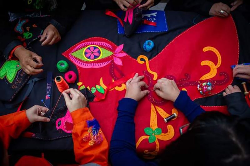 My Bandana: My Embroidered Voice