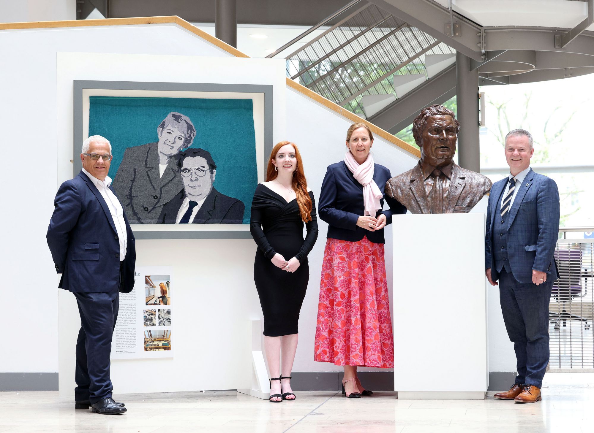 Ulster University Belfast welcomes prestigious European Parliament exhibition marking John Hume’s historic Nobel Peace prize  image