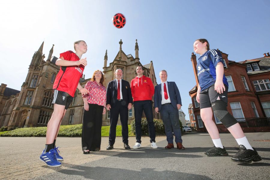 John O’Shea joins Manchester United Foundation event to celebrate partnership work in Northern Ireland at Ulster University’s Derry~Londonderry campus image