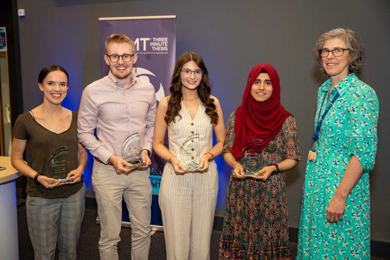 Transforming Health - Mobashir Fatimah, Centre for Optometry and Vision Sciences, Gillian McNaugher, Personalised Medicine Centre, Steven Mitchell, Centre for Genomic Medicine, and Aimee Russell, NICHE