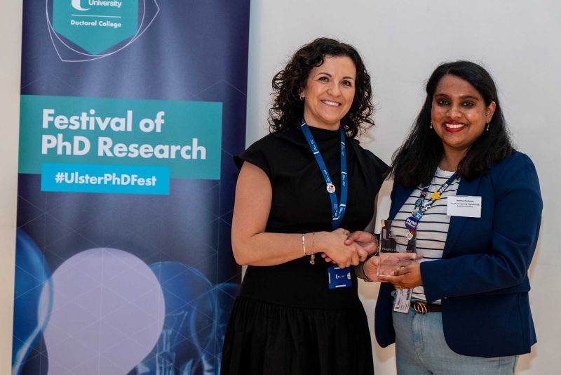 (Peoples Choice Award) Like the Salmon of Knowledge I’m still searching for wisdom-Mine just involves more lab work - Reshma McMullan, School of Engineering