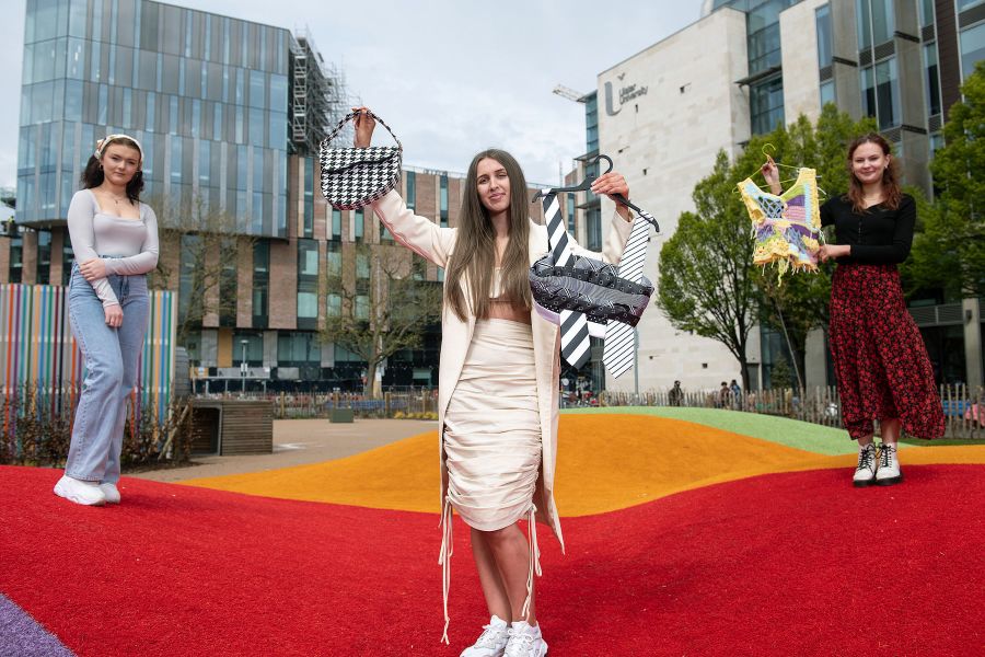 Ulster University students take on fast fashion image