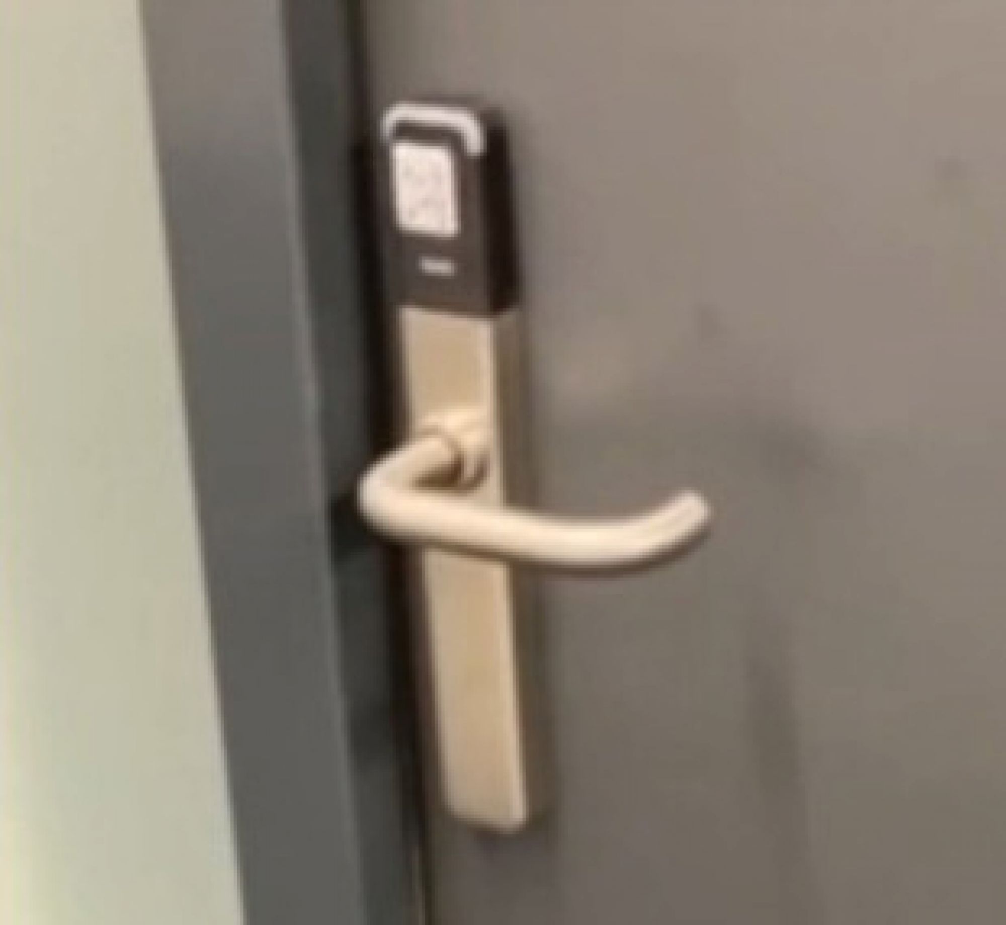 Example of SALTO access control panel on staff office and meeting room entry doorways