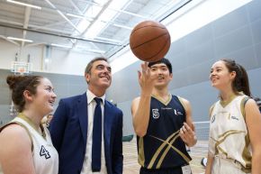 Ulster University Chancellor officially opens £5.1m sports complex