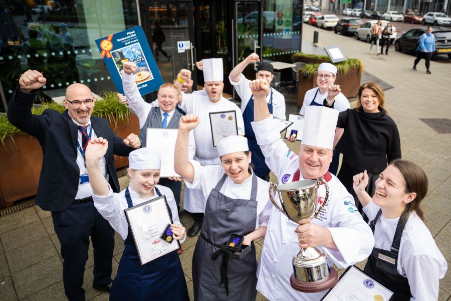 Ulster University hospitality students & staff from Academy Restaurant shine at IFEX Exhibition  image