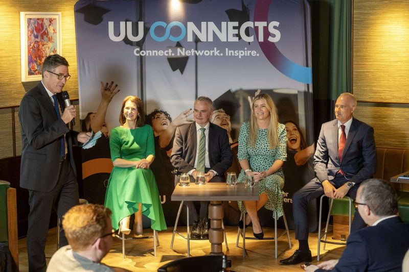 Ardmore event panellists from left to right, Jim Fitzpatrick, Cathey Gormley-Heenan, Chris Conway, Miriam Moertl and Johnathan Martindale.