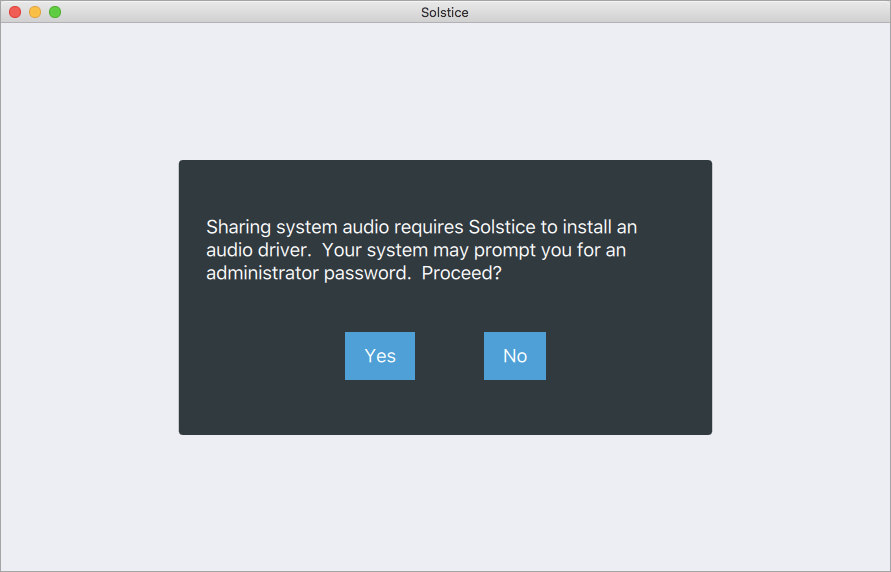 MacOS audio