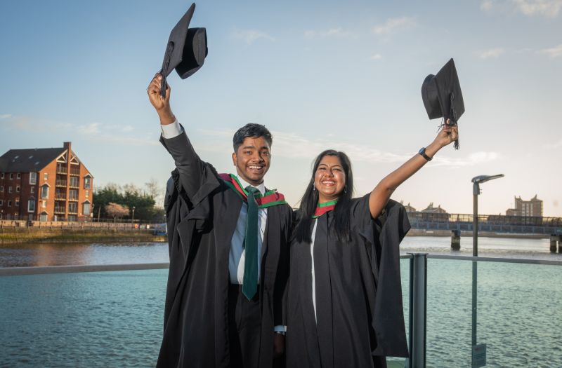 Class of 2025: From India to Belfast – a shared journey in fire engineering brings Ashok siblings to Ulster image