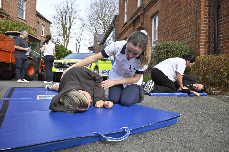 Future Healthcare Professionals Put to the Test in Major Crisis Exercise at Ulster University Derry~Londonderry Campus  image