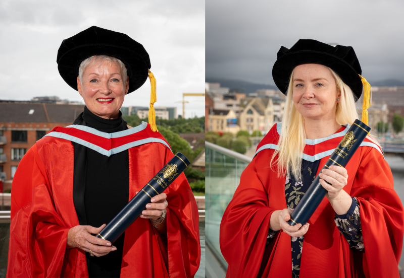 Ulster University honours leaders in care and compassion with honorary doctorates  image