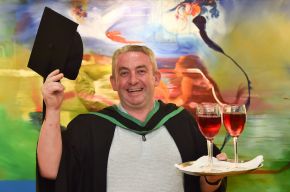 Heartfelt celebrations for Ulster University Graduate