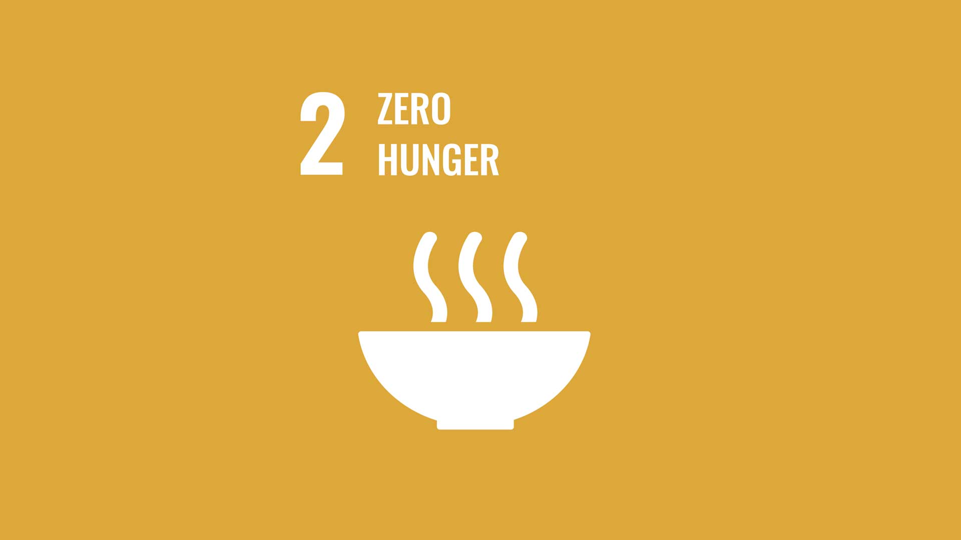 Zero Hunger End hunger, achieve food security and improved nutrition.