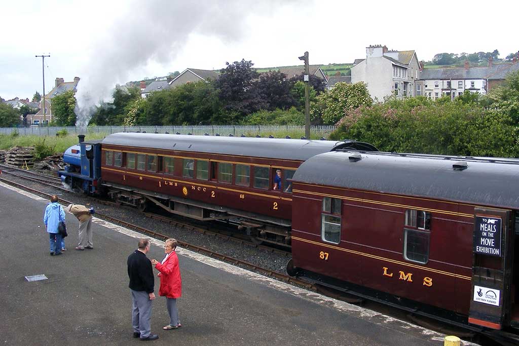 RPSI volunteers at the Whitehead Railway Museum