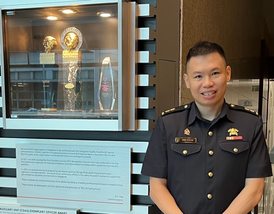 Class of 2024: Lieutenant-Colonel Chen Yong Kai, Senior Assistant Director in Singapore's Fire Safety Department, Graduates While Advancing Global Firefighter Safety  image