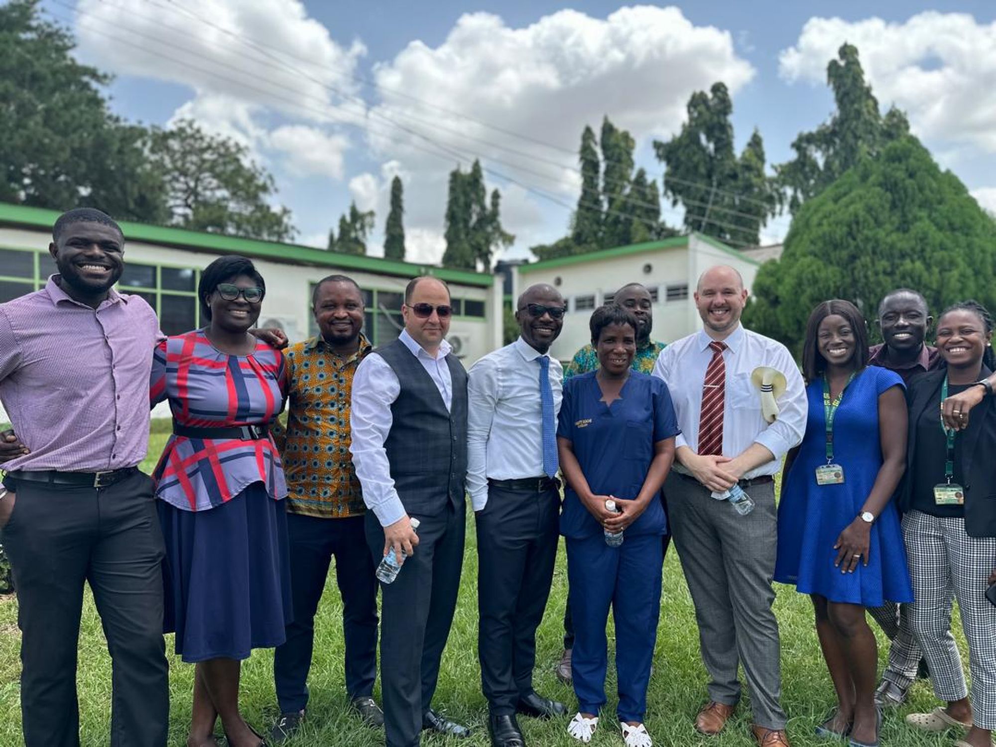 Photograph of Antimicrobial Stewardship Committee at KNUST University Hospital in Kumasi