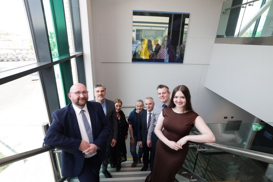 Partnership in motion: York Street Station and Belfast School of Art unveil student artwork to celebrate first year of opening image