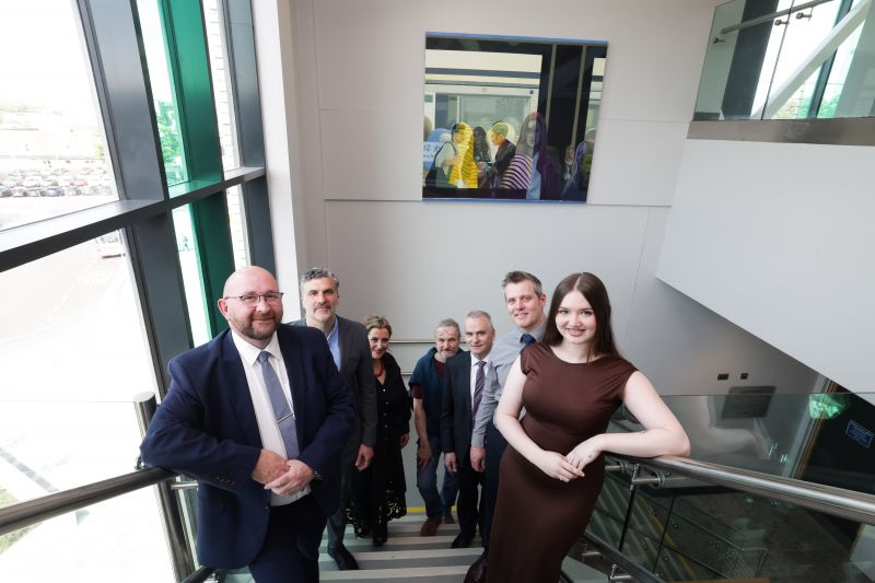 Partnership in motion: York Street Station and Belfast School of Art unveil student artwork to celebrate first year of opening image