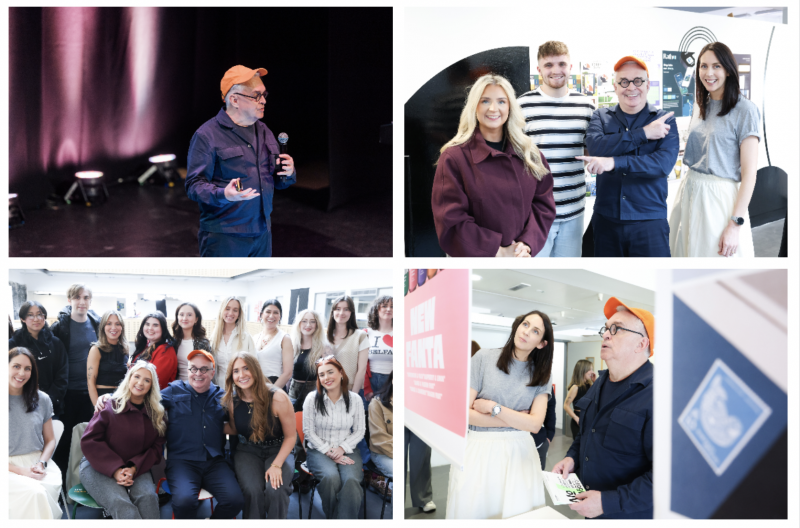 From New York to Belfast: branding icon Brian Collins inspires students during creative visit to Belfast School of Art image