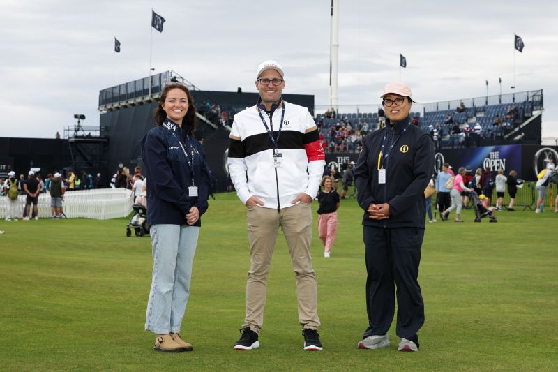 Faces behind the fairways: meet the Ulster University volunteers at The 153rd Open image