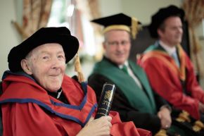 Father Harry Coyle awarded Ulster University honorary doctorate