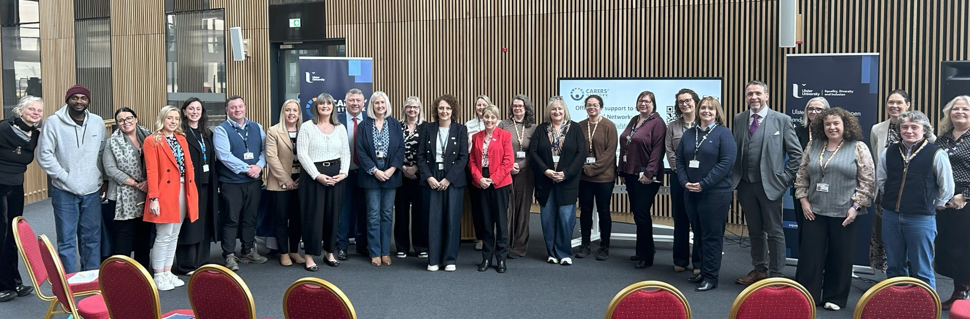 Group from the Carers' Network attending the event