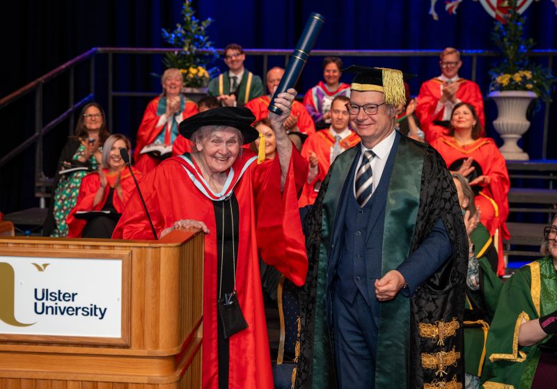 Distinguished scholar and author recognised by Ulster University  image